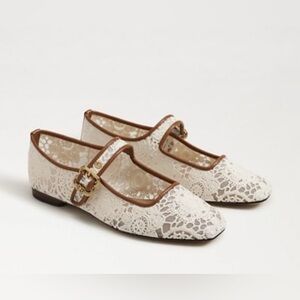 Sam Edelman Lace Mary Jane Flats